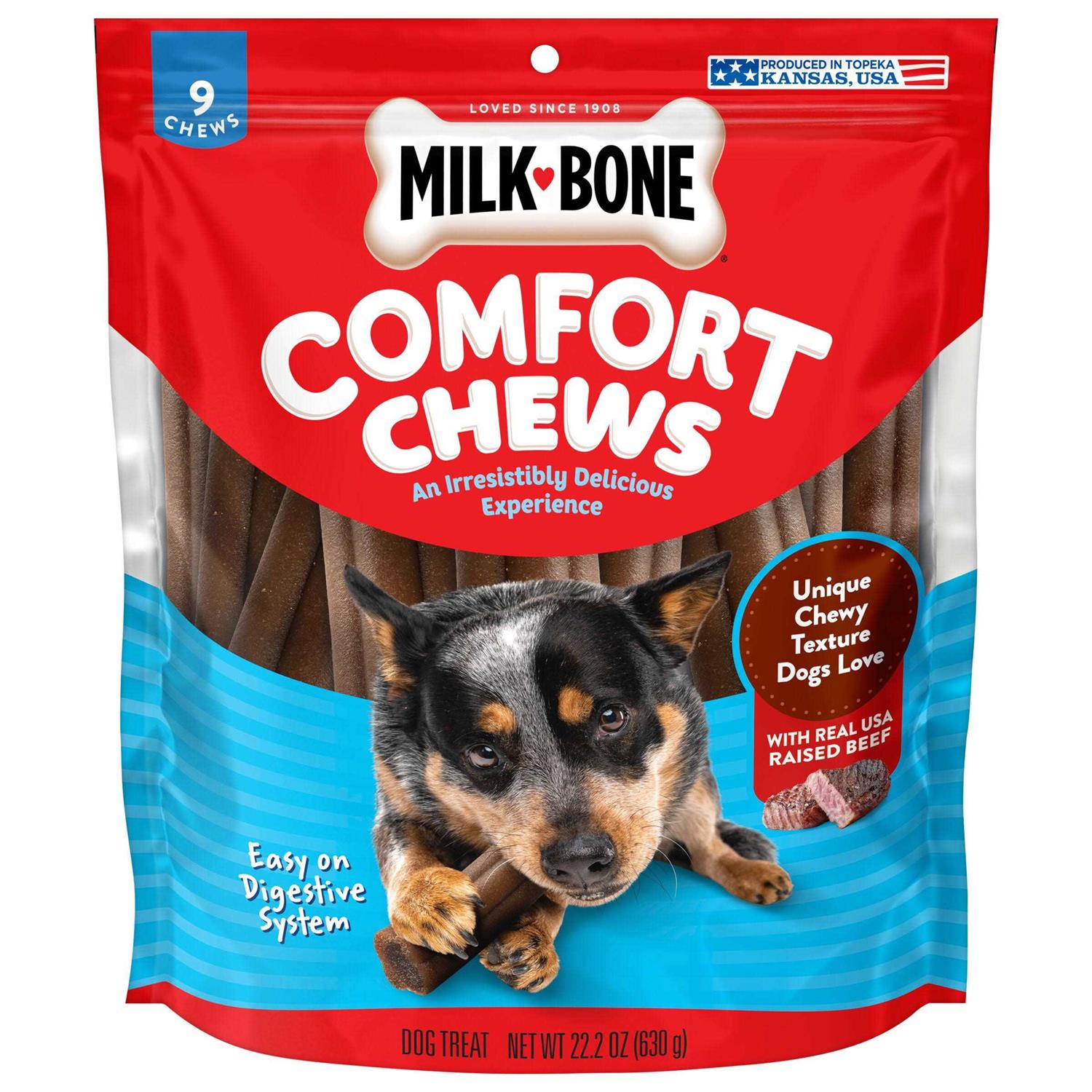 Milk-Bone Comfort Chews Beef Dog Treat - Pet Supplies online store