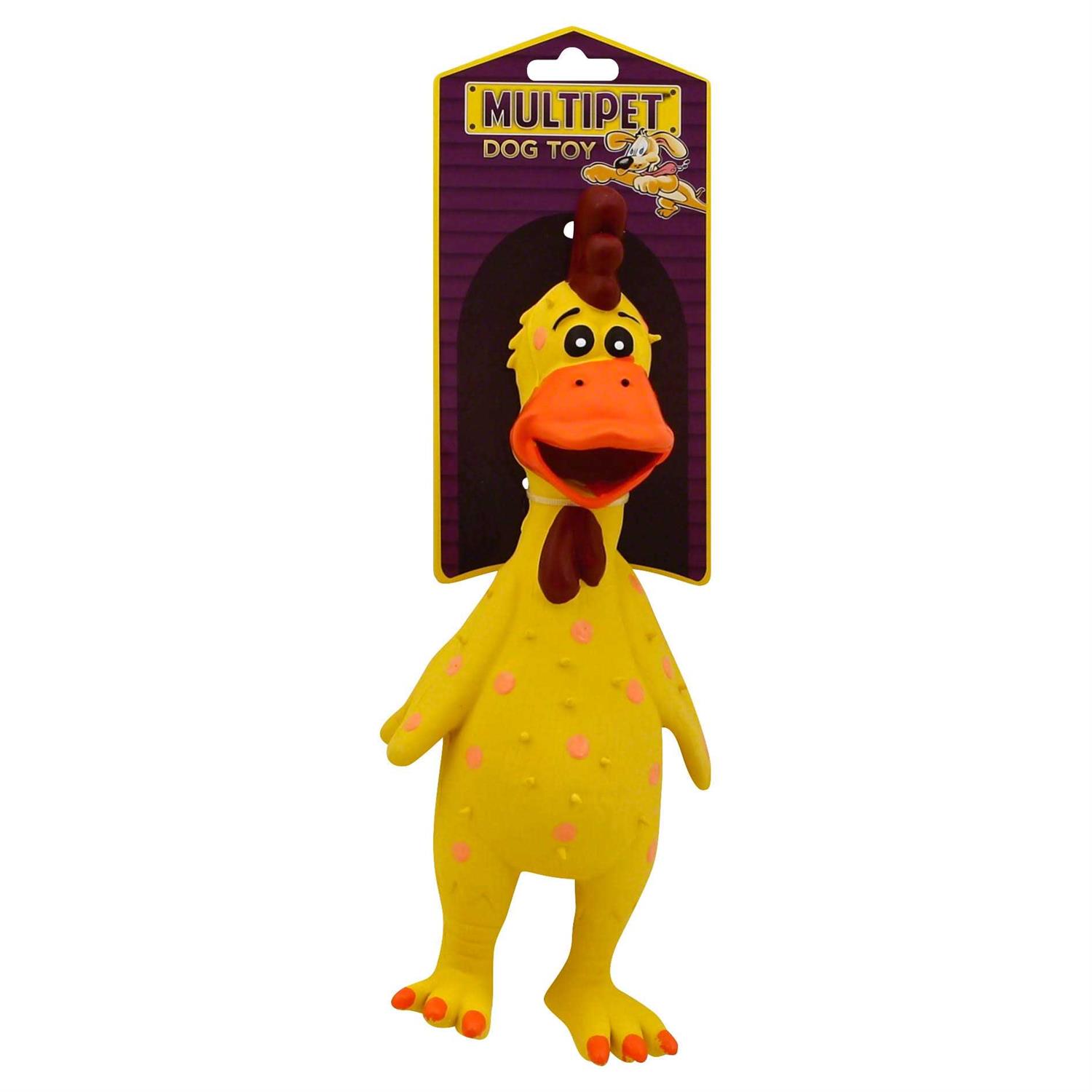 Multipet Globkens Chicken Dog Toy - Pet Supplies online store