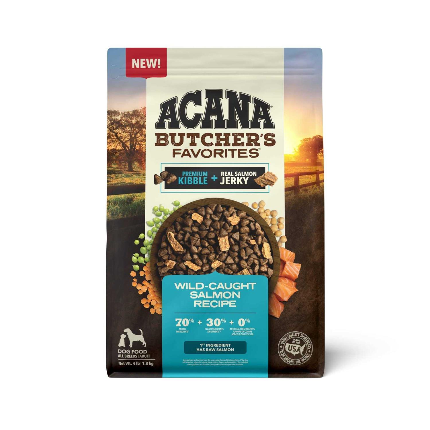 Acana Butcher's Favorites Wild-Caught Salmon Dry Dog Food - Pet Supplies online store