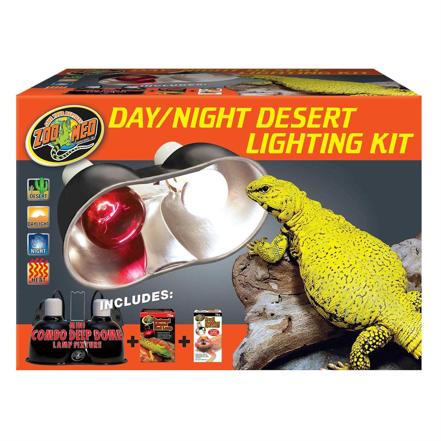 Zoo Med Day/Night Desert Lighting Kit - Pet Supplies online store