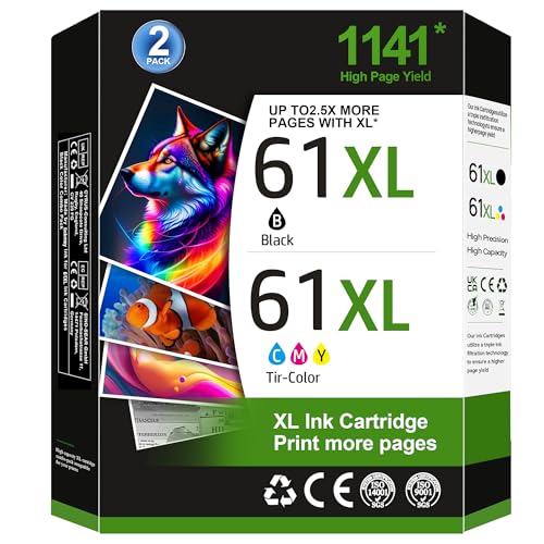 65XL Black Ink Cartridge High-Yield for HP 65 Black Ink Cartridge Replacement for HP Ink 65 Works with HP DeskJet 3755 3772 3722 3752 3700 2622 2652 2600 Envy 5055 5052 5014 5000 Printer | N9K04AN