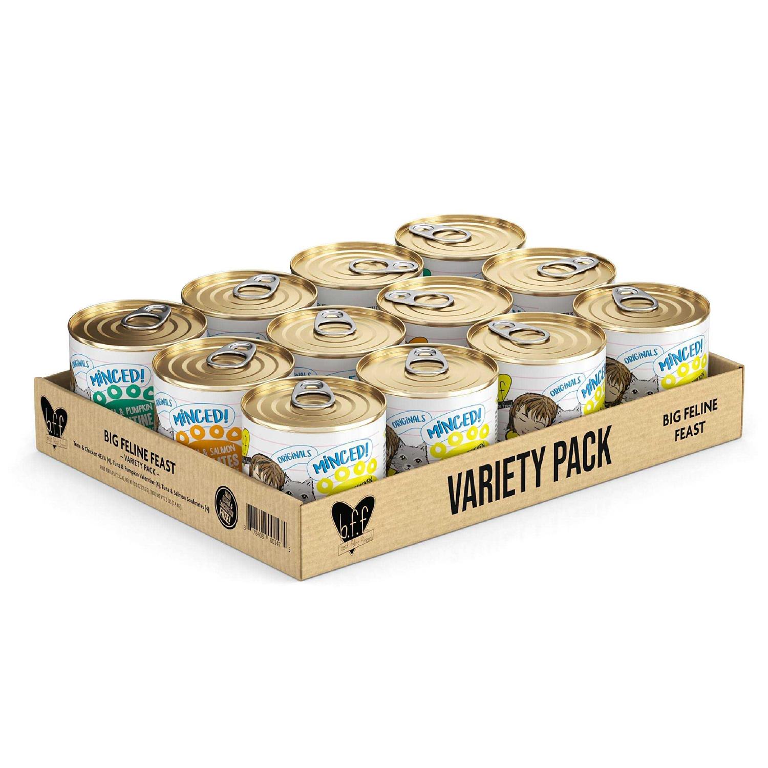 Weruva BFF Big Feline Feast Variety Pack Canned Cat Food - Pet Supplies online store