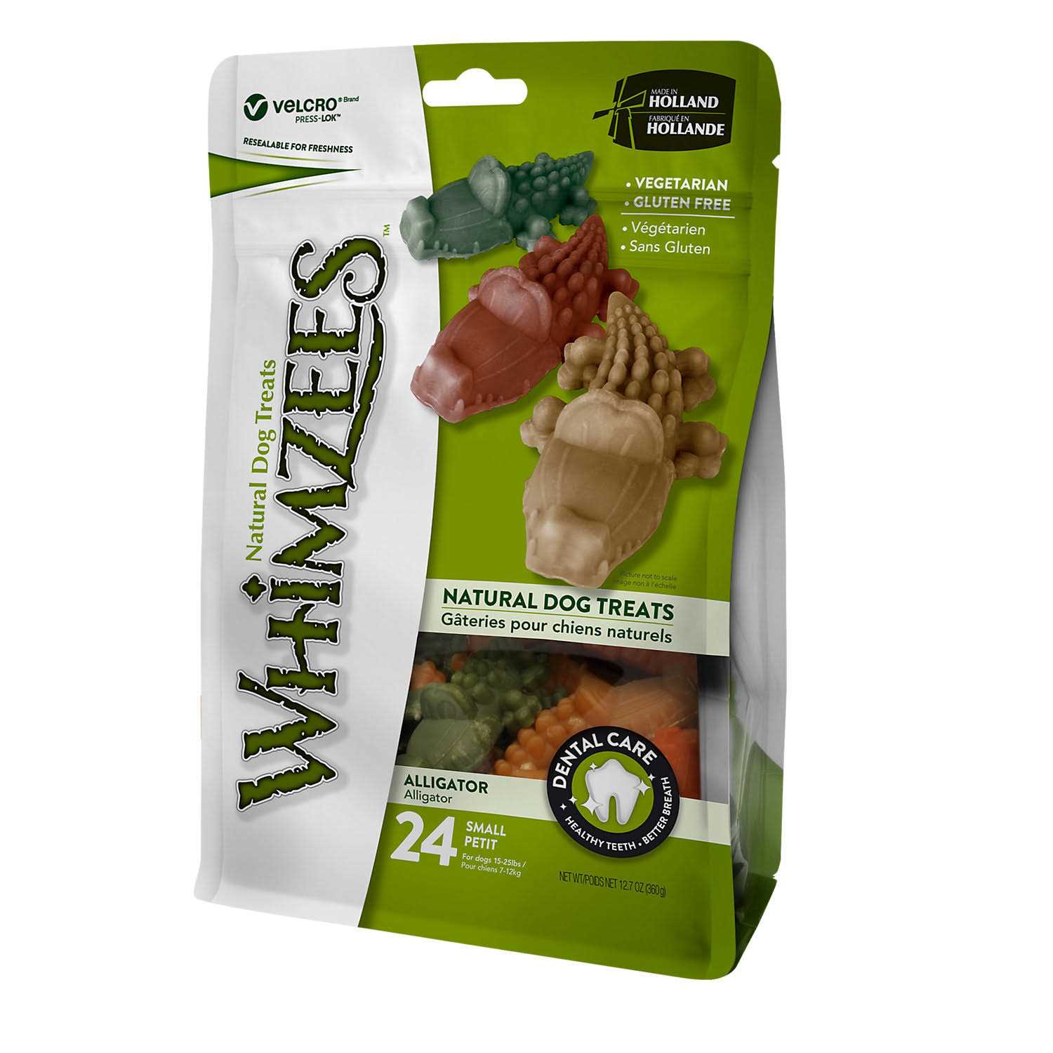Whimzees Alligator Dental Dog Treats - Pet Supplies online store