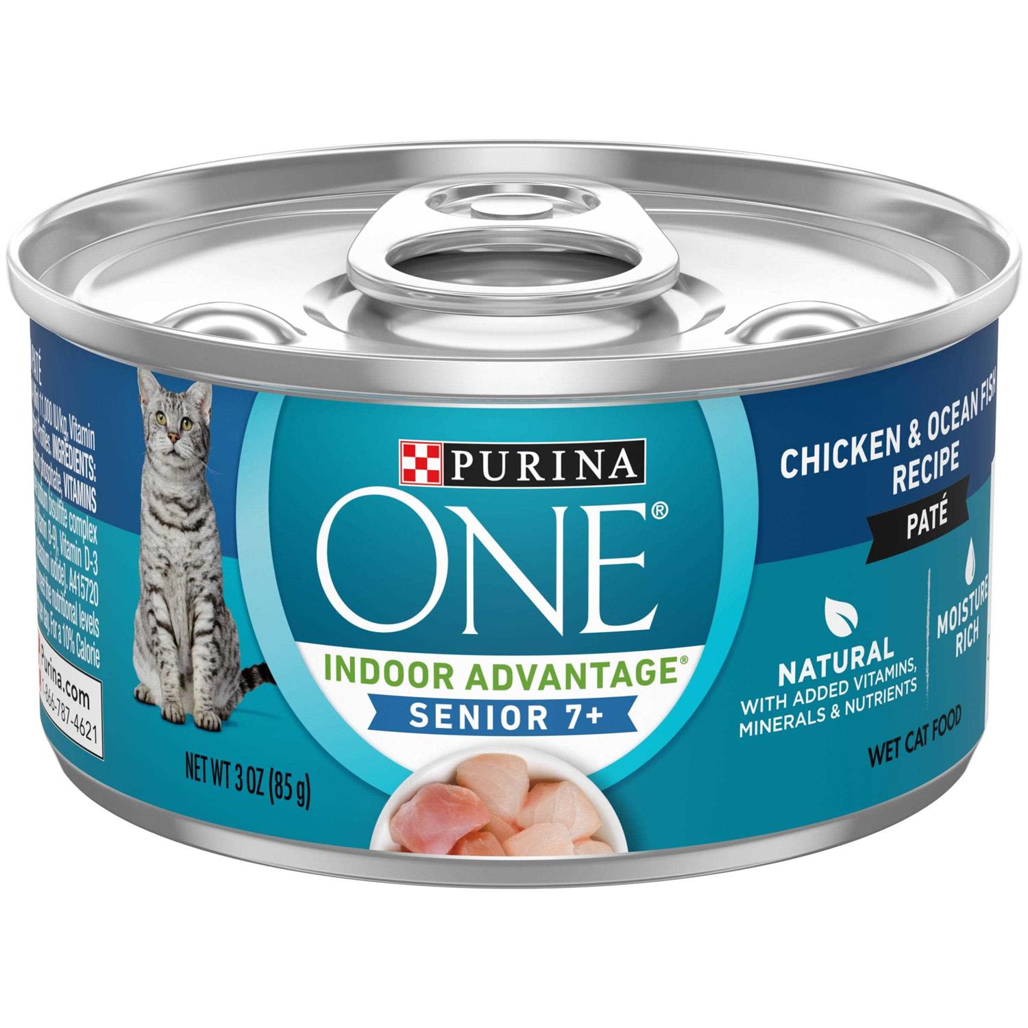 Purina ONE Chicken & Ocean Vibrant Maturity 7+ Wet Cat Food - Pet Supplies online store