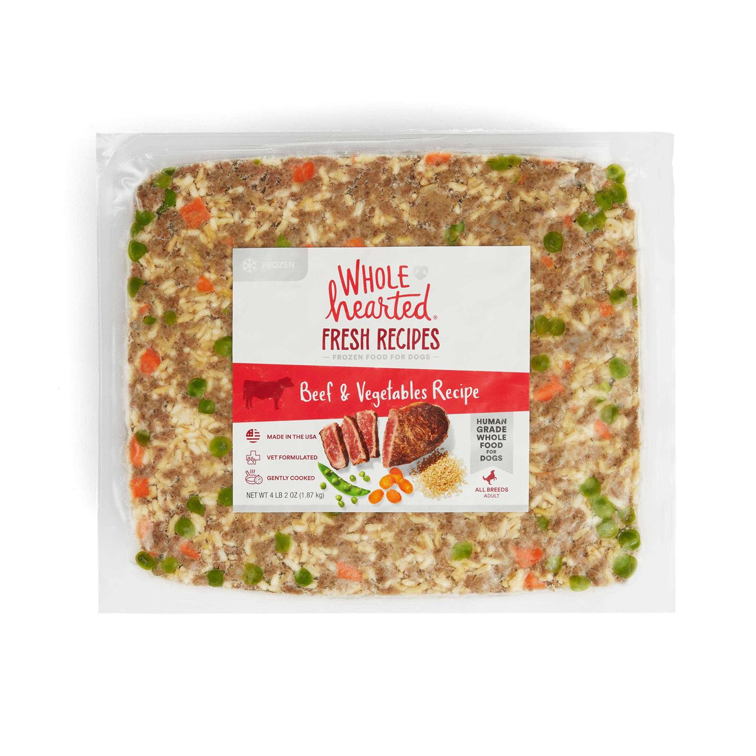 WholeHearted Fresh Frozen Beef Recipe Dog Food - Pet Supplies online store