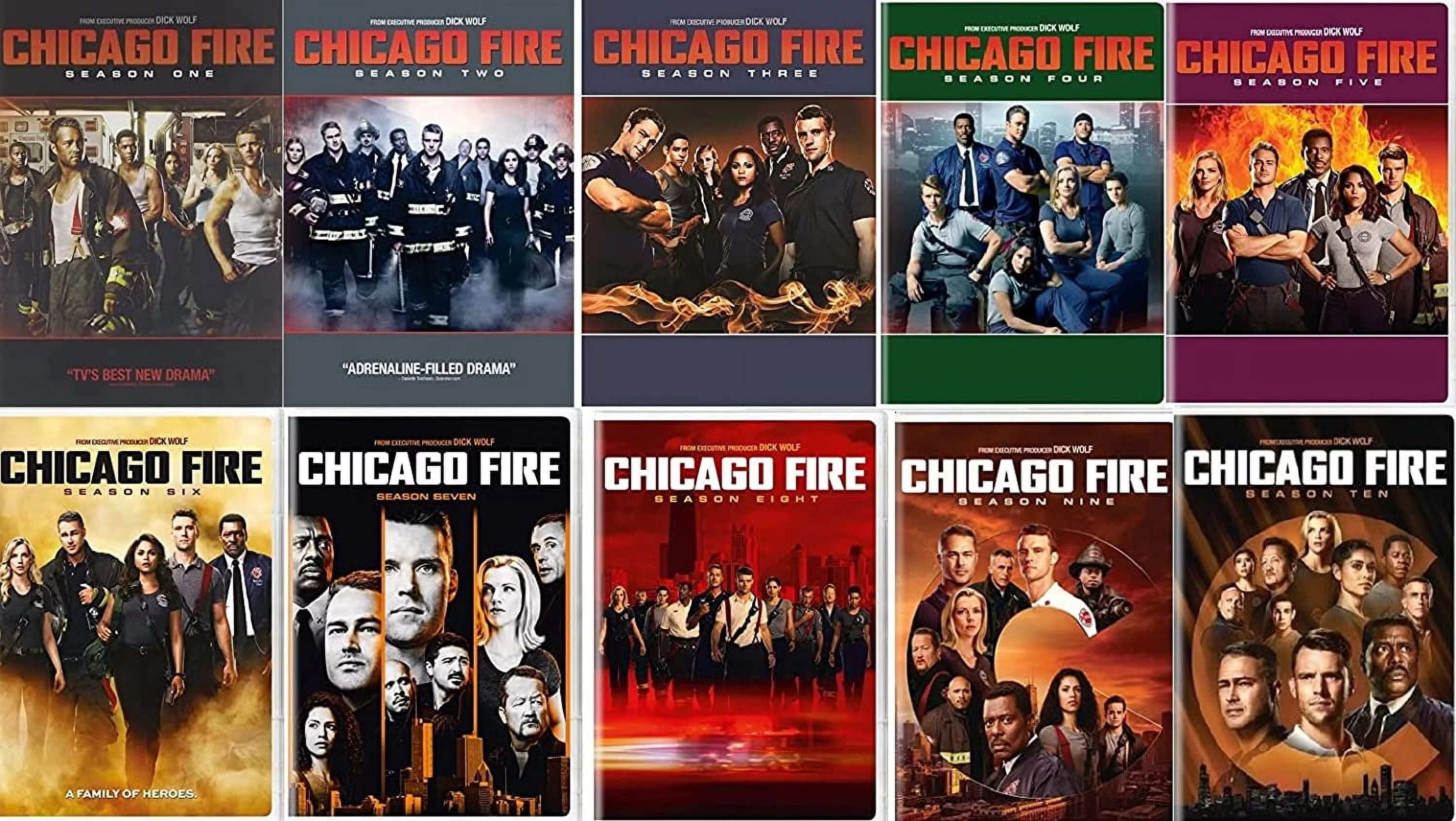 Chicago Fire Complete Series 1-10 (DVD) (Wolf Entertainment)
