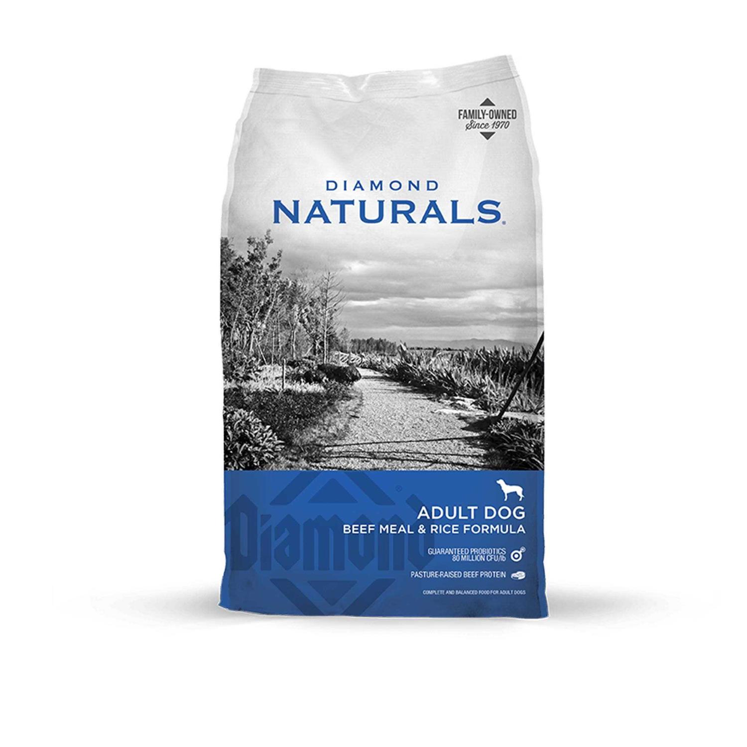 Diamond Naturals Beef Meal & Rice Adult Dry Dog Food - Pet Supplies online store