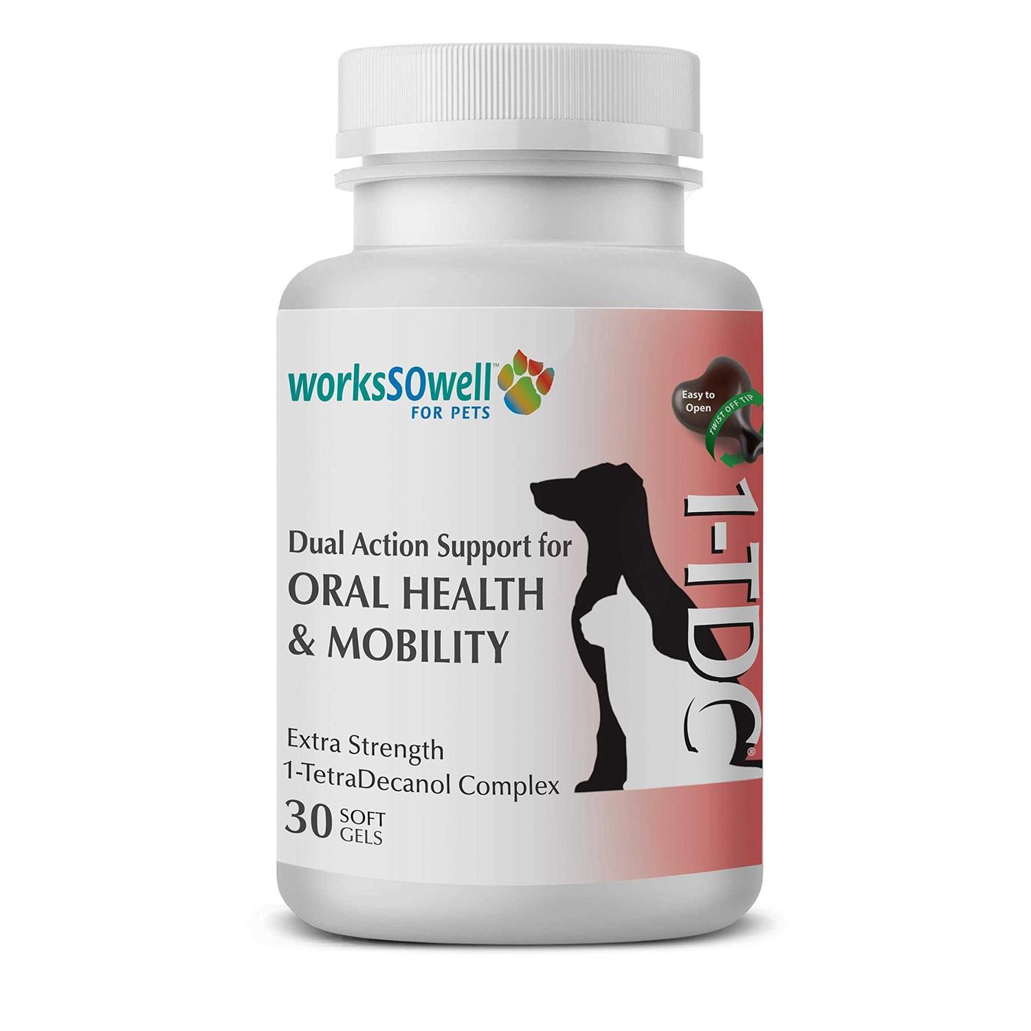 1-TDC Dual Action Periodontal & Joint Health for Cats & Dogs - 60 Soft Gels - Pet Supplies online store