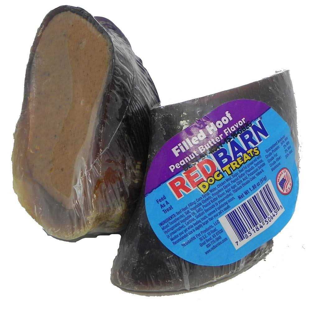 Redbarn Peanut Butter Filled Hoof Dog Treat - Pet Supplies online store