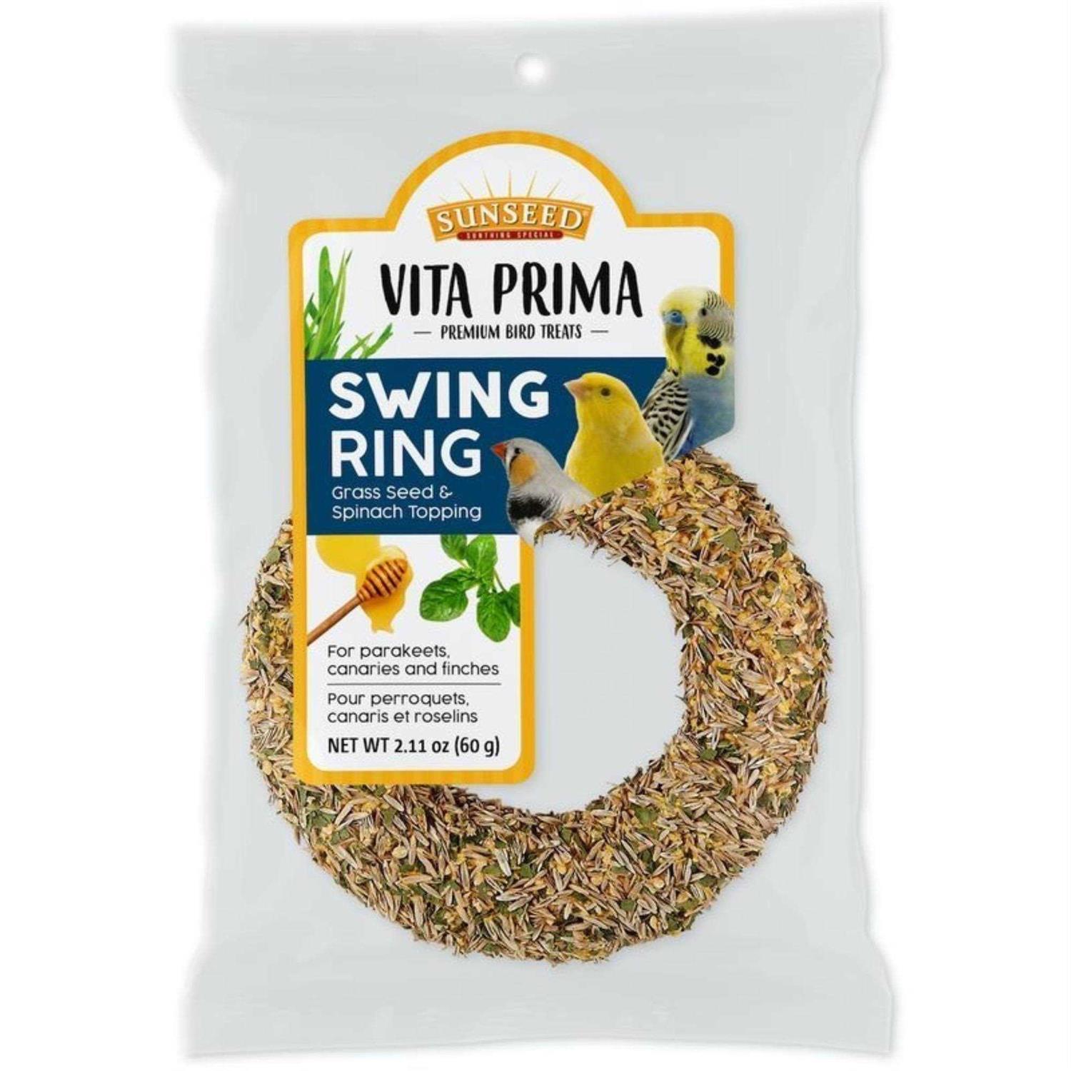 Vitakraft Vita Prima Sun Seed Swing Ring - Pet Supplies online store