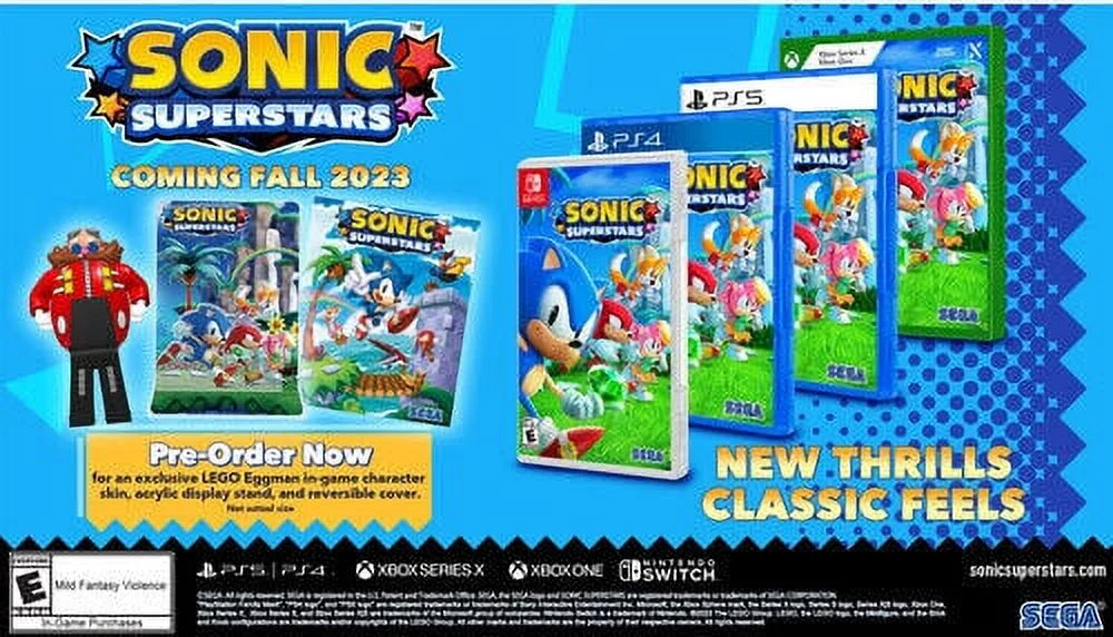 Sonic Superstars for Playstation 5 [New Video Game] Playstation 5