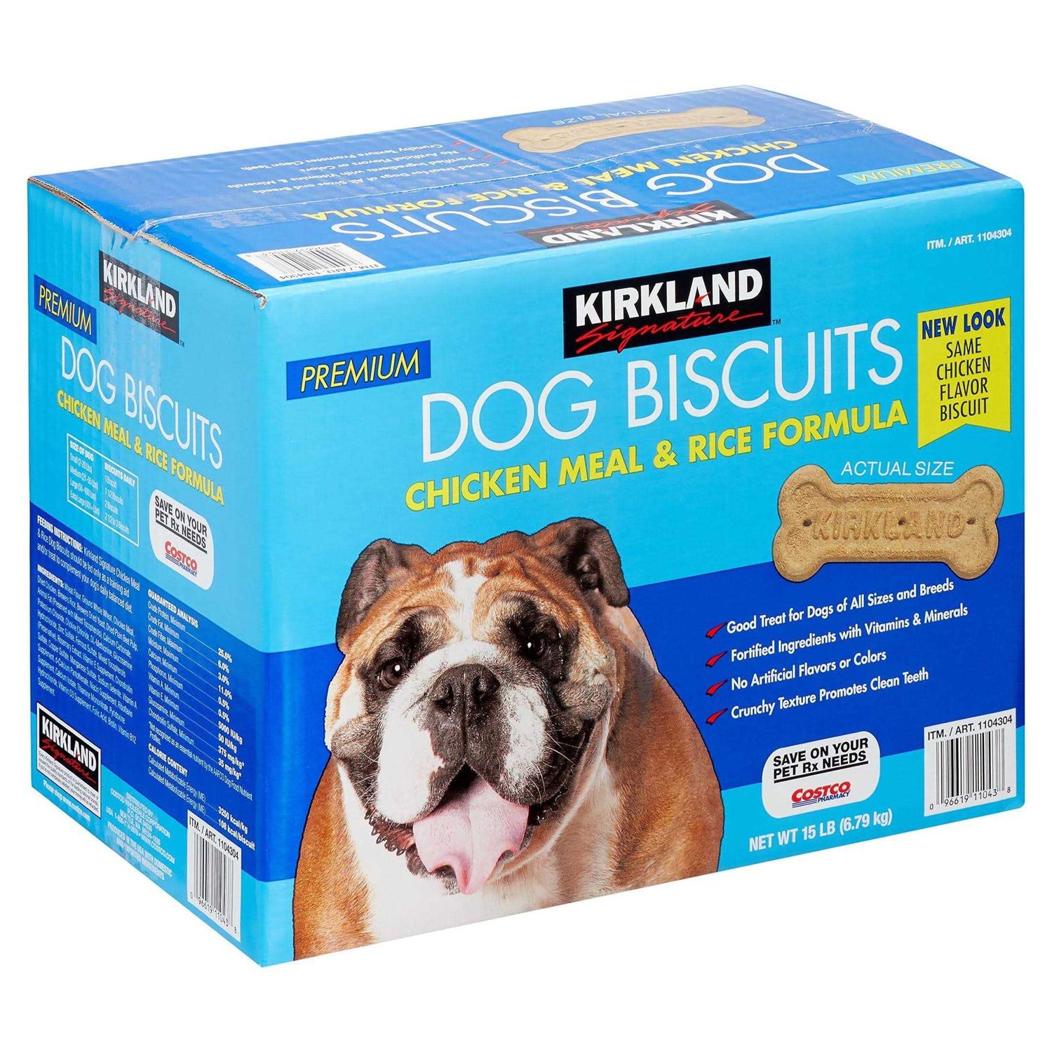 Kirkland Signature Chicken Meal & Rice Formula Dog Biscuits - Pet Supplies online store