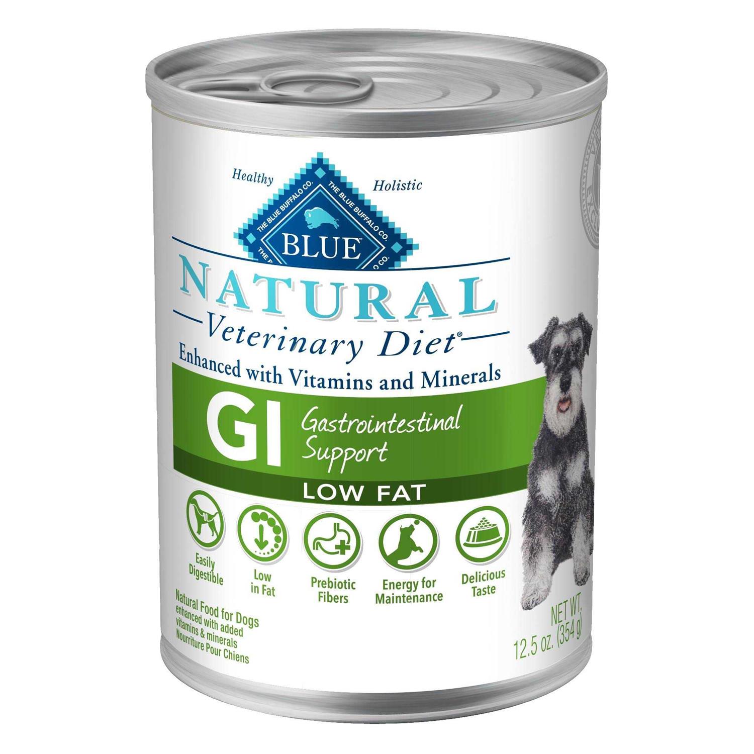 Blue Buffalo Natural Veterinary Diet GI Gastrointestinal Support Low Fat Dry Dog Food - Pet Supplies online store