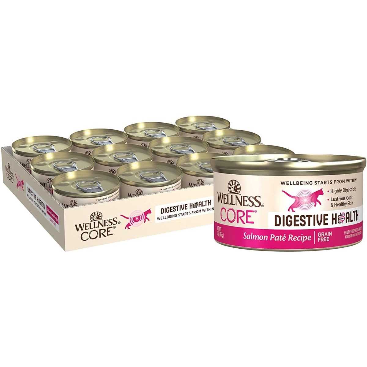 Wellness Core Digestive Health Pate Recipe Wet Cat Food - Pet Supplies online store