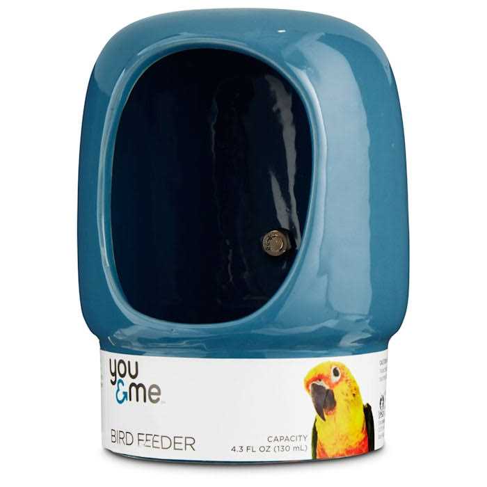 You & Me Curved Bird Crock with Clamp - Pet Supplies online store