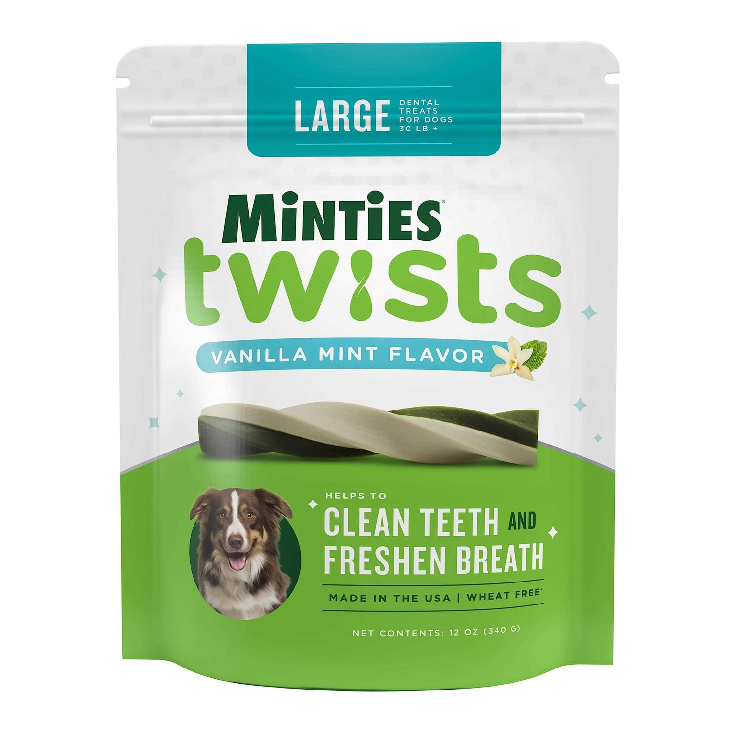 Sergeants Minties Twists Dental Treats - Pet Supplies online store