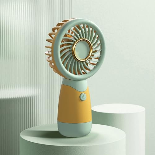 Portable Handheld Fan, Mini Handheld Fan Rechargeable for Bedrooms, Offices and Outdoor, Portable Fan for Travel, Walking Wind Source, Cool All Summer, Gift for Kids, Friend, Family