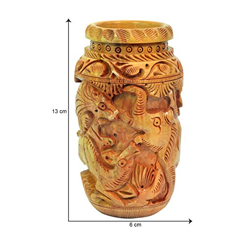 Craft Trade Pencil Holder For Office Desk Wooden Cute Pen Cup - Designer Brush And Pen Stand Office Organizer Accessories For School, Home, Workspace