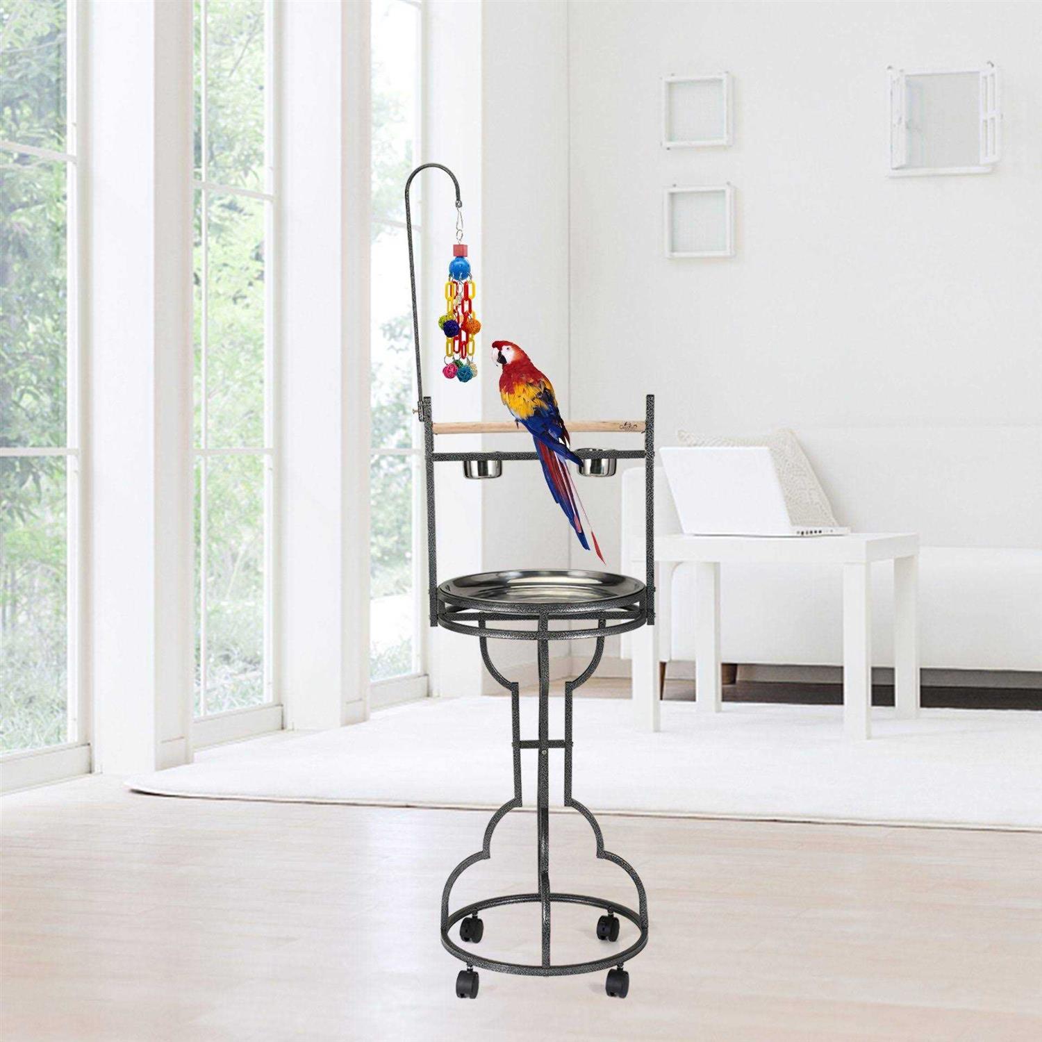 Coziwow 72 in. H Large Bird Play Stand Feeder Parrot Perch - Pet Supplies online store