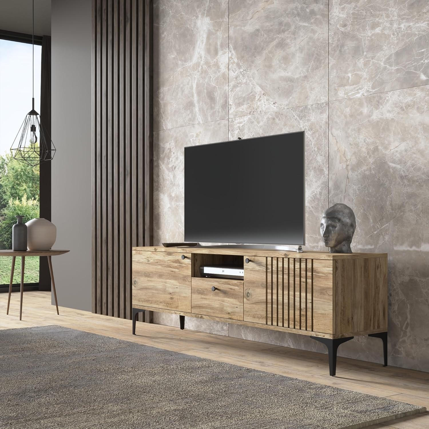 DECOHAUS Nova Modern TV Stand & Media Console for TVs up to 65