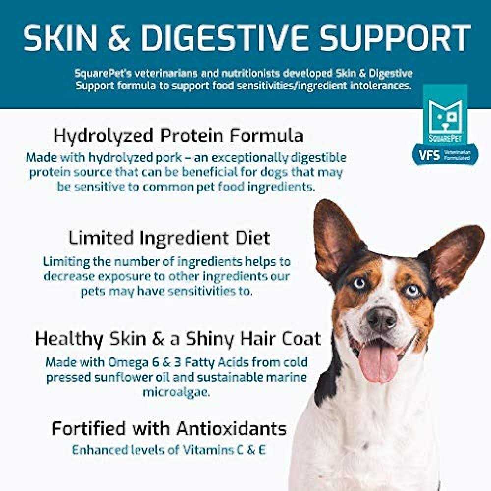 SquarePet VFS Skin & Digestive Support Dry Dog Food - Pet Supplies online store