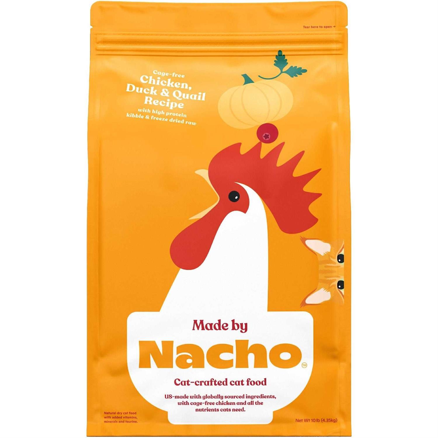 Made by Nacho Dry Cat Food with Freeze Dried Raw Kibble - Pet Supplies online store