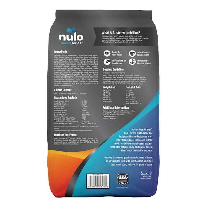 Nulo MedalSeries All Life Stage Salmon Dry Dog Food - Pet Supplies online store
