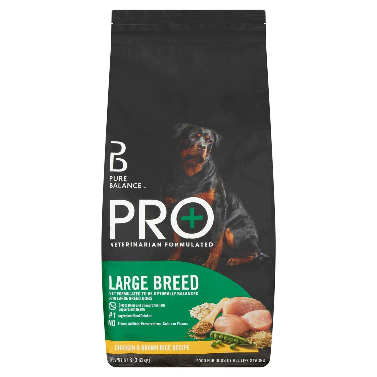 Pure Balance Pro+ Large Breed Chicken & Brown Rice Recipe Dry Dog Food - Pet Supplies online store