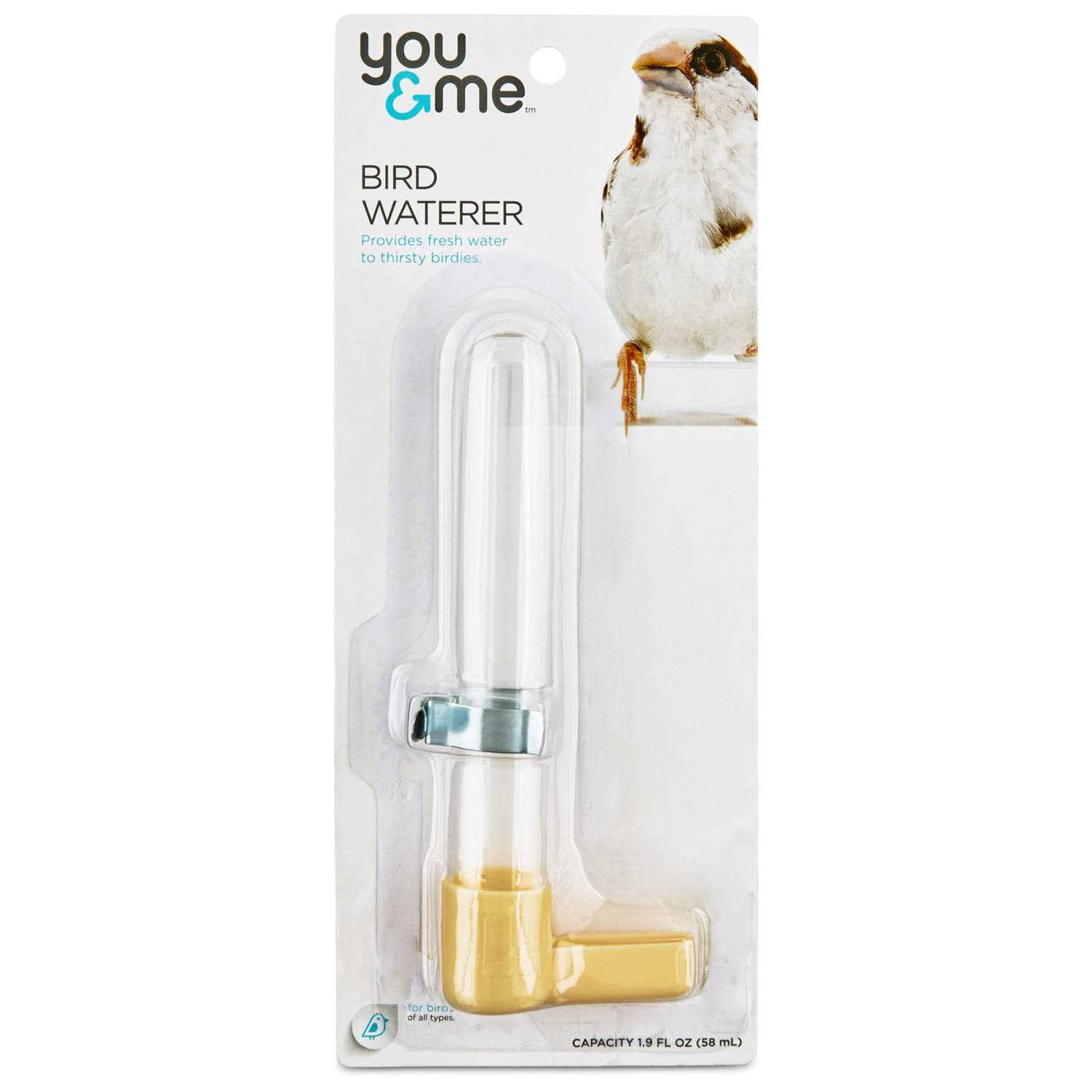 You & Me Glass 6 Bird Waterer - Pet Supplies online store