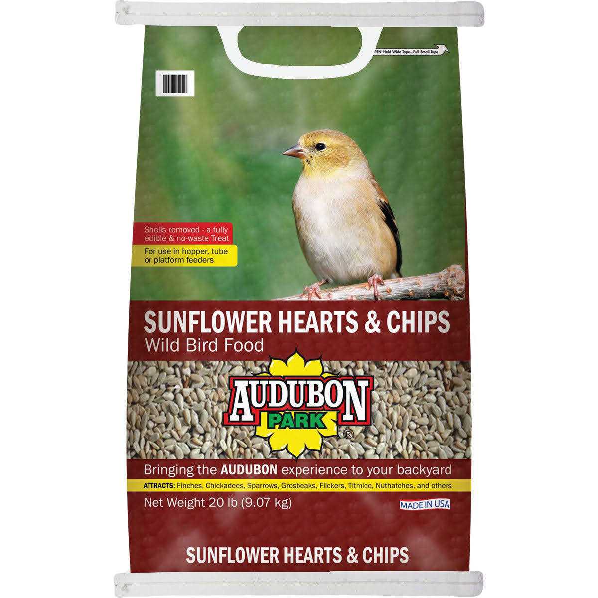 Audubon Park Sunflower Hearts & Chips Wild Bird Food 12555 - Pet Supplies online store