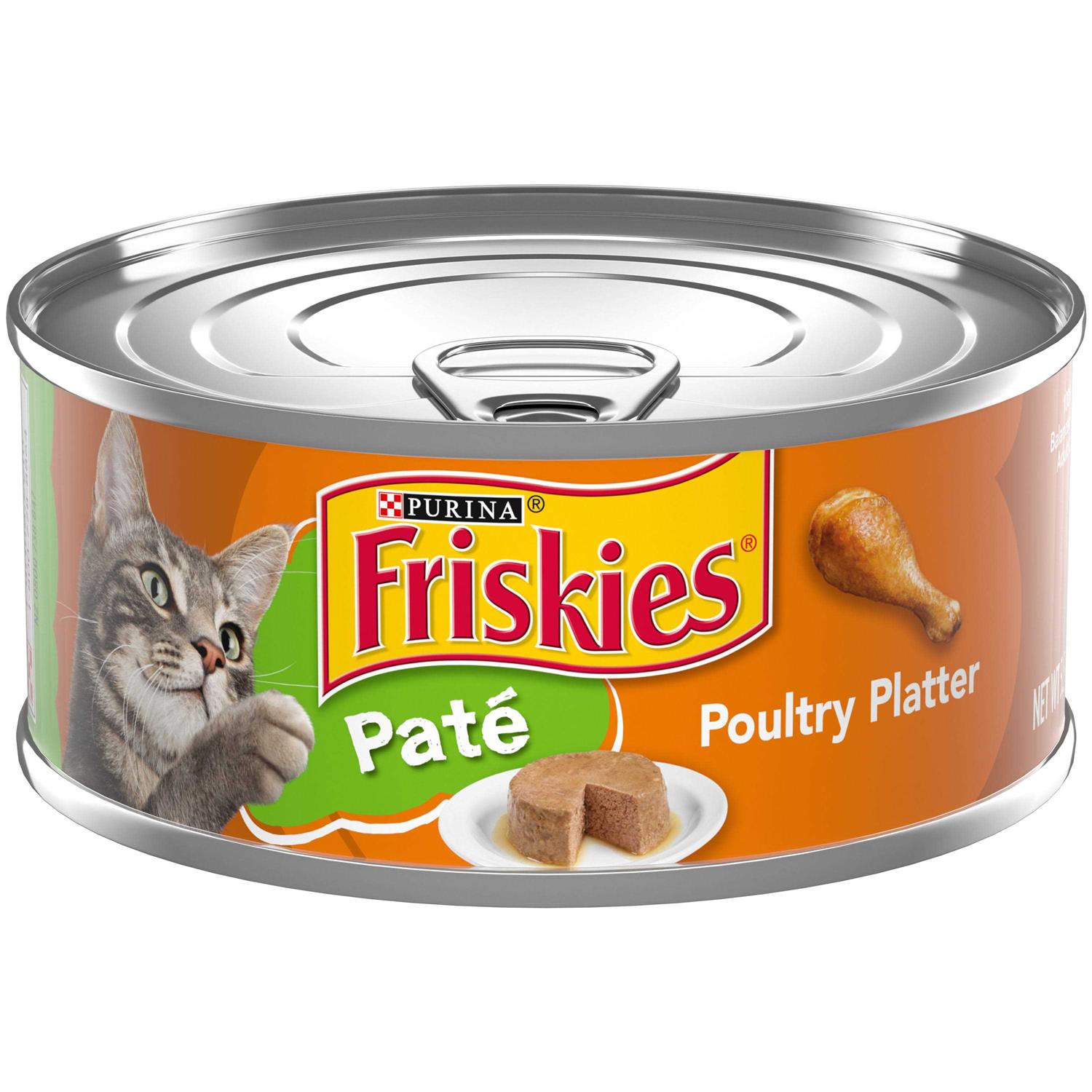 Friskies Poultry Platter Pate Cat Food - Pet Supplies online store