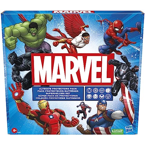 Marvel Avengers Ultimate Protectors Pack, 6-Inch-Scale, 8 Action Figures with Accessories, Super Hero Toys, Toys for Boys and Girls Ages 4 and Up