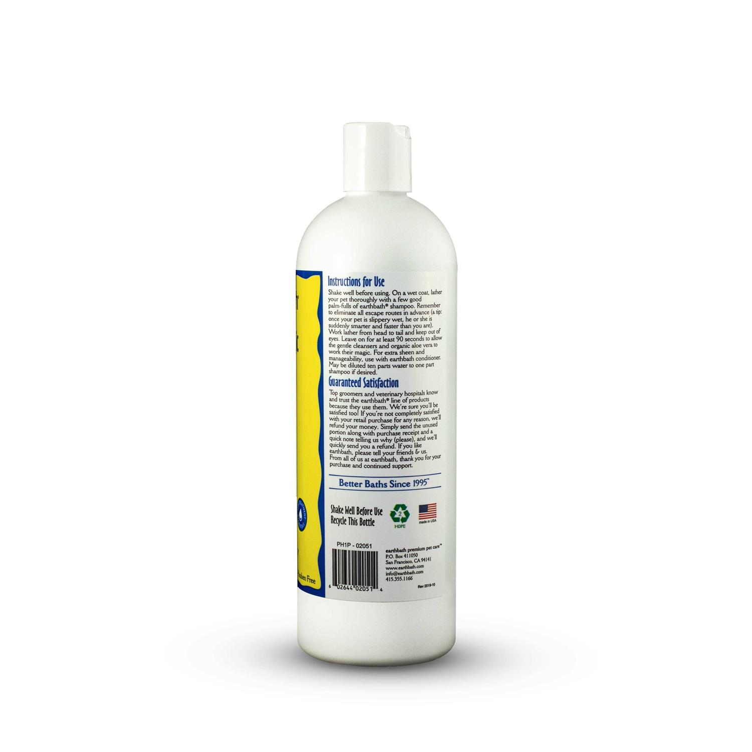 Earthbath Hypo-Allergenic Shampoo - Pet Supplies online store