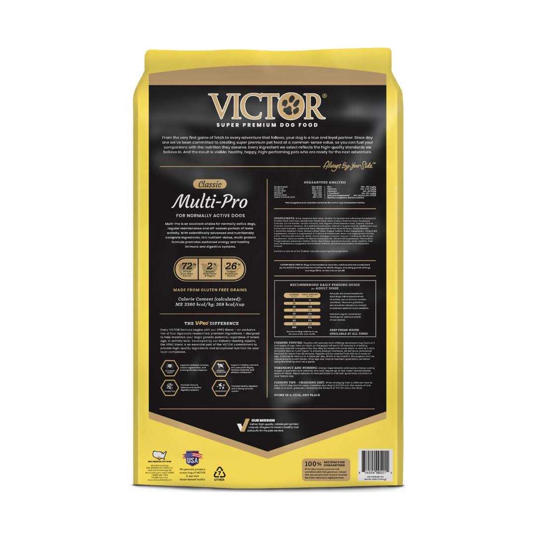 Victor Multi-Pro Dry Dog Food - Pet Supplies online store
