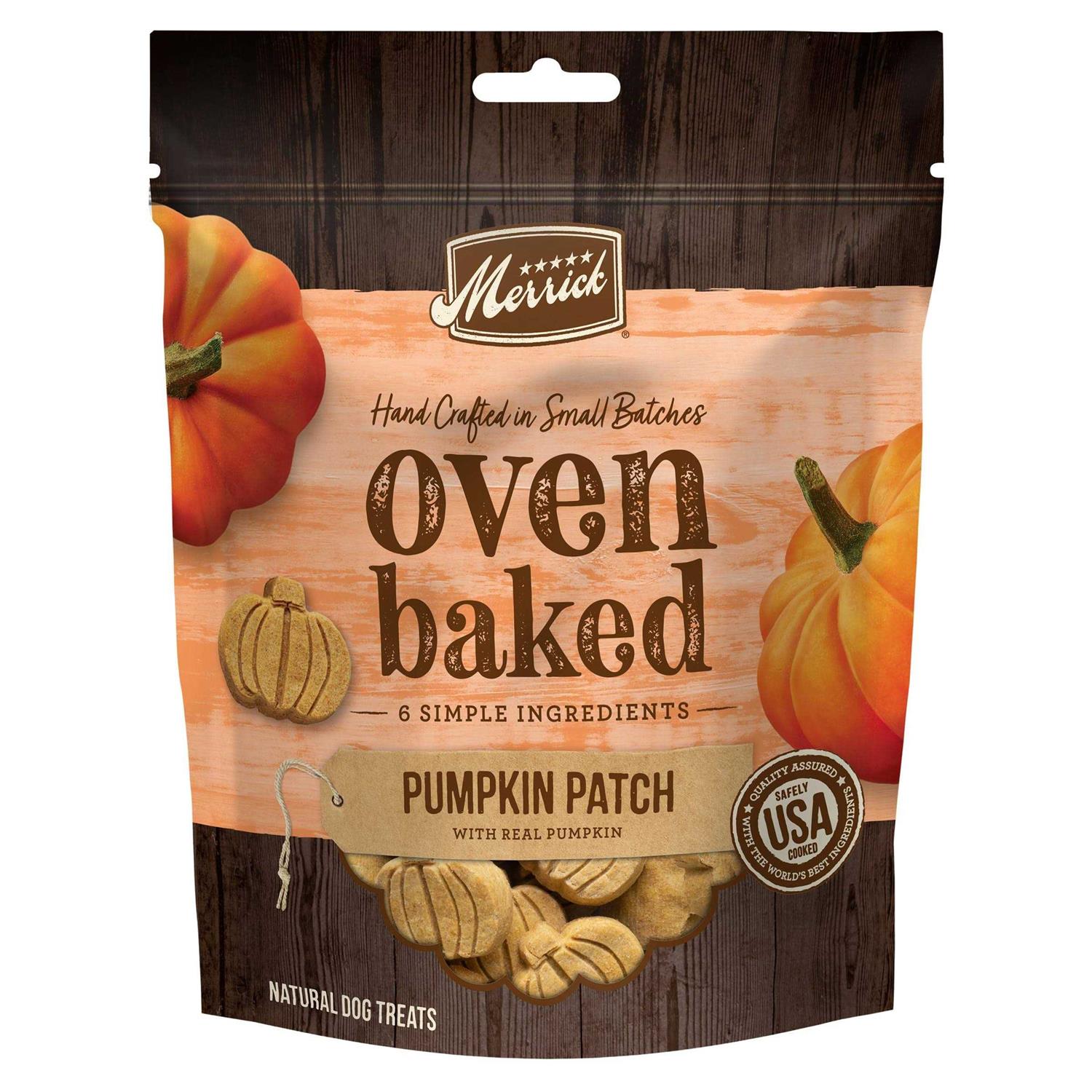 Merrick Oven Baked Pumpkin Patch Dog Treats - Pet Supplies online store