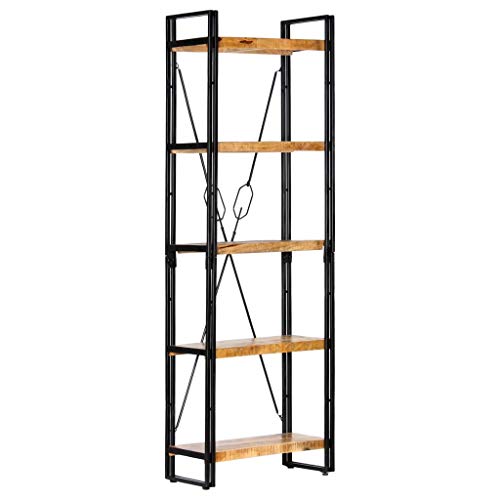 5-Tier Bookcase,Display Shelf,Living Room Bookshelf,Office Bookshelf,Bookshelf for Bedroom,for Living Room, Bedroom,Home Office 23.6