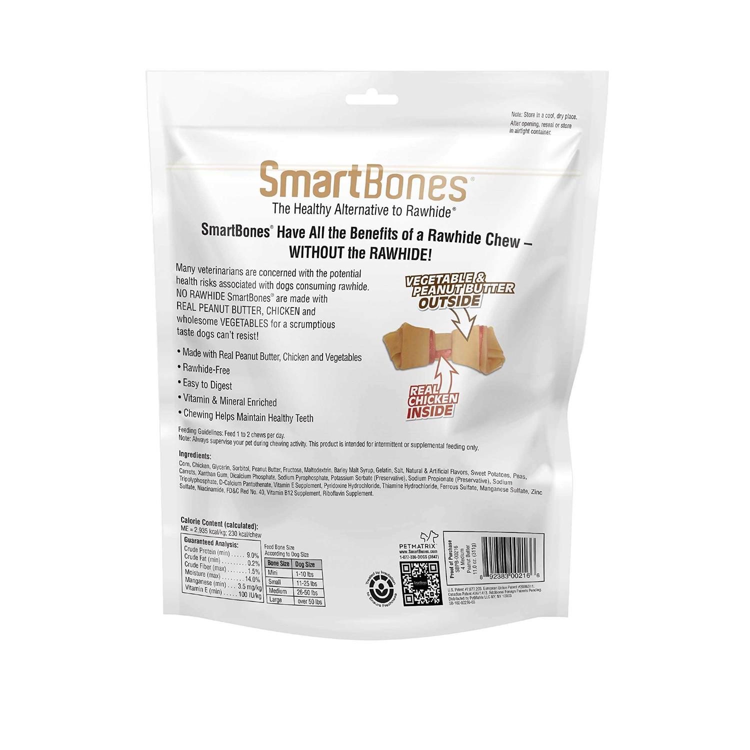 SmartBones Peanut Butter - Pet Supplies online store
