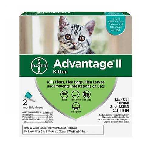 Advantage II Flea Treatment for Kittens - Pet Supplies online store