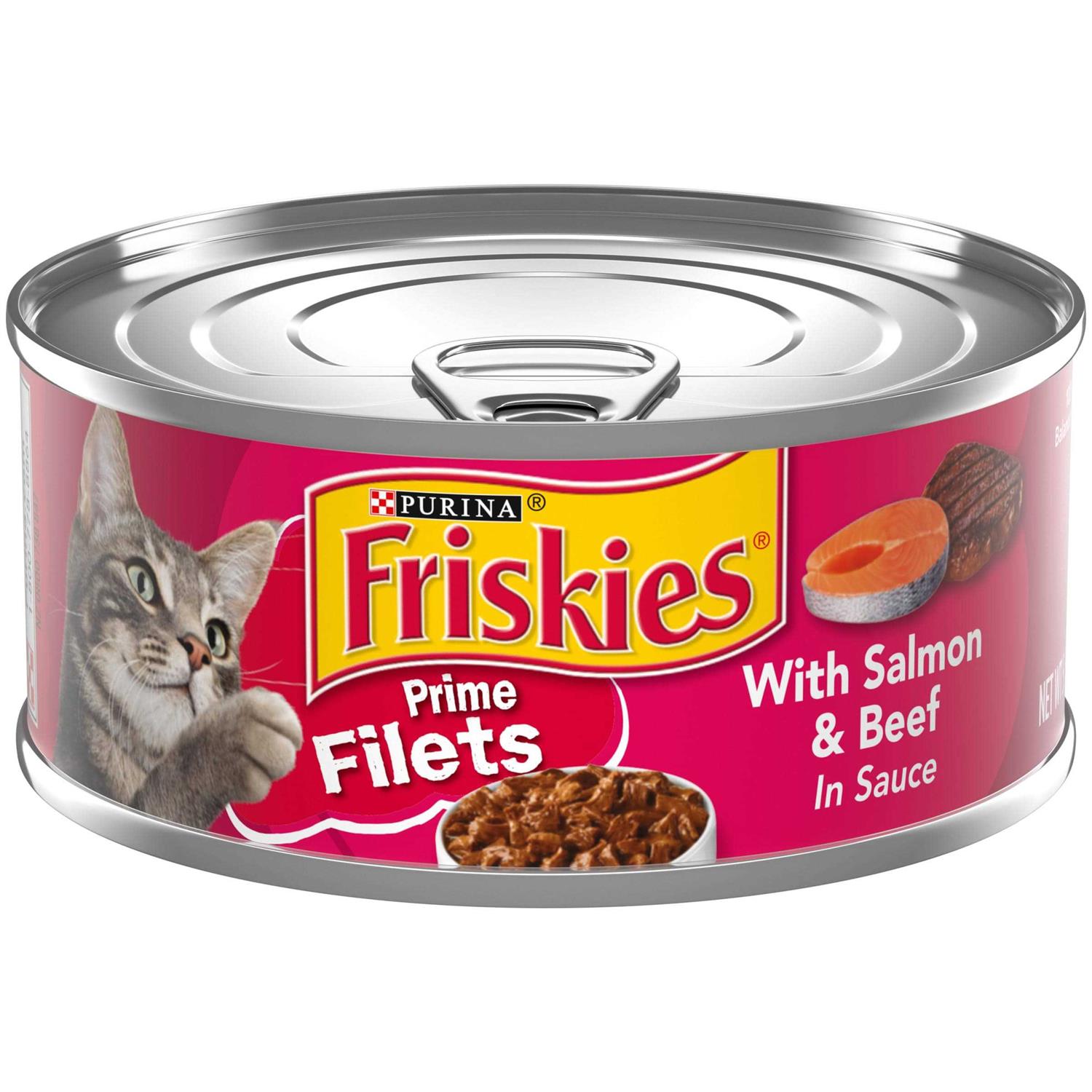 Purina Friskies Prime Filets Beef Wet Cat Food - Pet Supplies online store