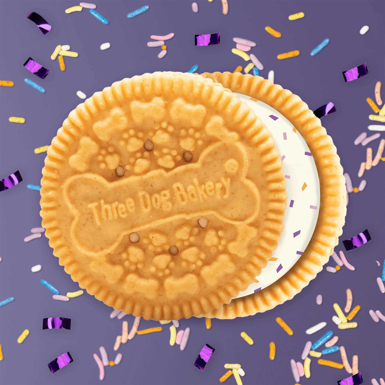 Three Dog Bakery Birthday Confetti Lick'n Crunch Dog Treats - Pet Supplies online store