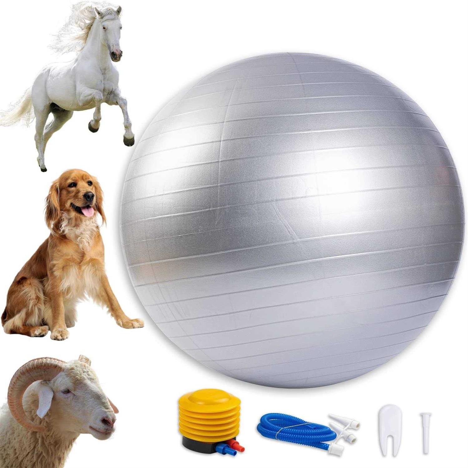 capuca Large Horse Balls for Play 30 Inch Anti-Burst Mega Herding Ball Giant Horse for Dogs Goats Horses to Play with Pump - Pet Supplies online store