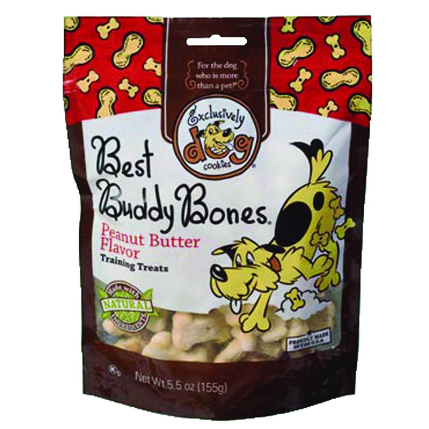Exclusively Dog Best Buddy Bones Peanut Butter Dog Treats - Pet Supplies online store