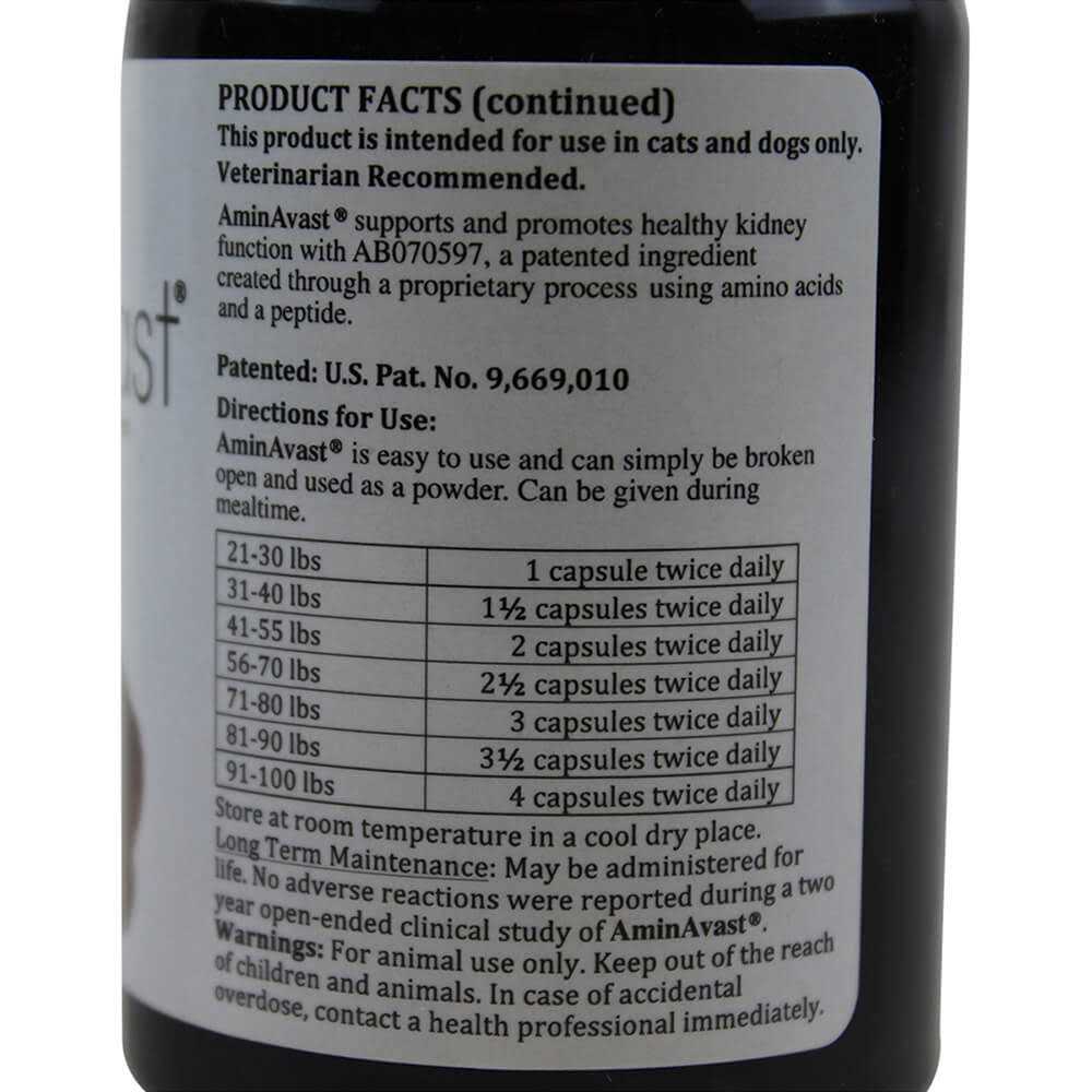 AminAvast Kidney Support for Cats - Pet Supplies online store