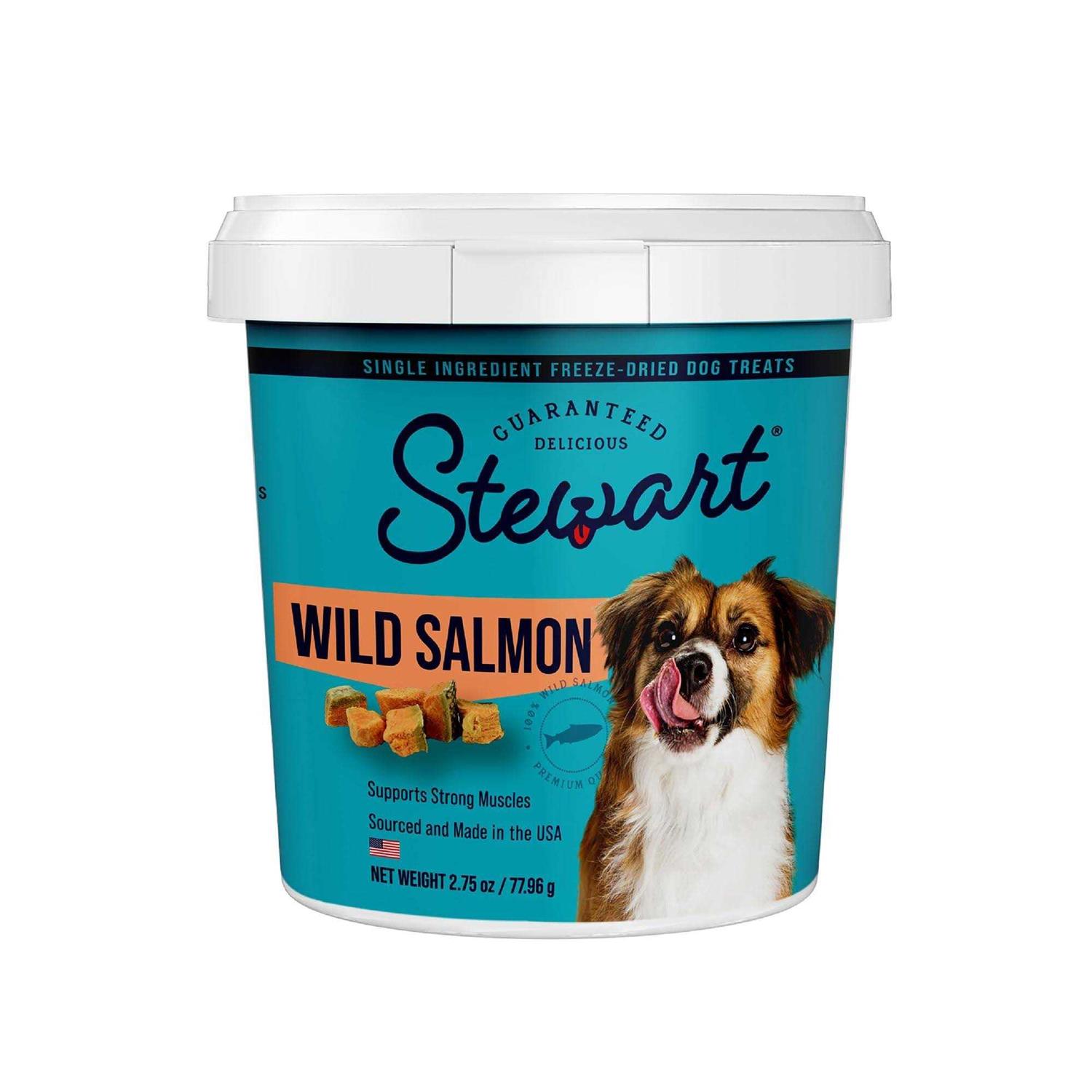 Stewart Wild Salmon Freeze-Dried Dog Treats - Pet Supplies online store