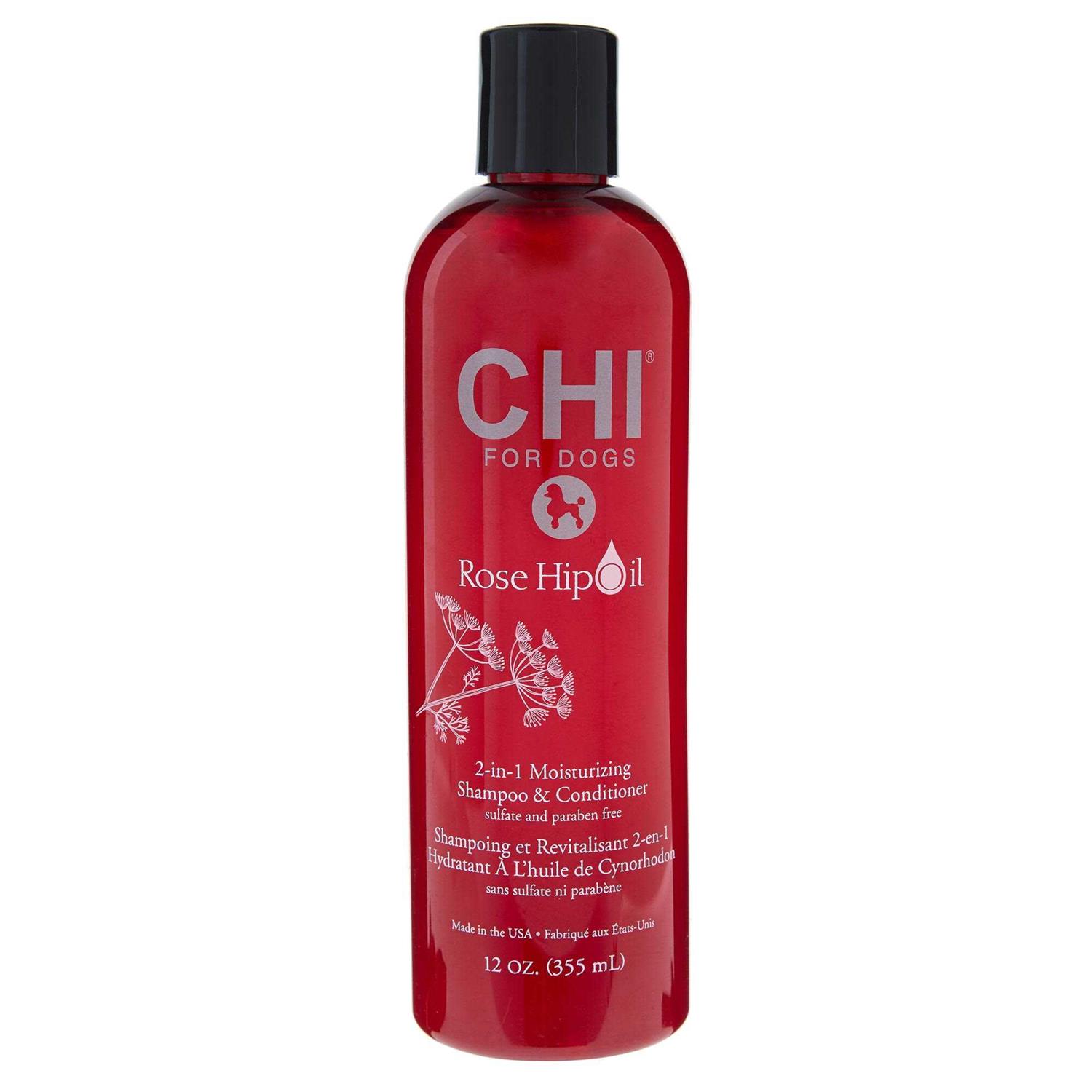 CHI Rose Hip Oil 2-in-1 Dog Shampoo - Pet Supplies online store