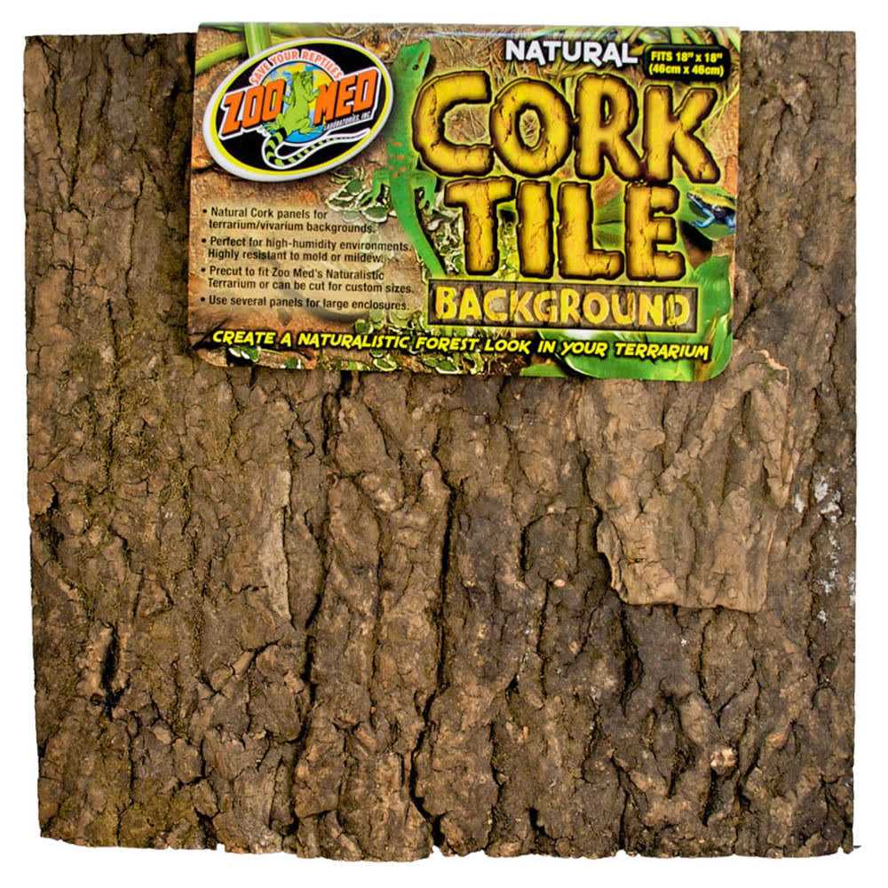 Zoo Med Natural Cork Tile Background - Pet Supplies online store