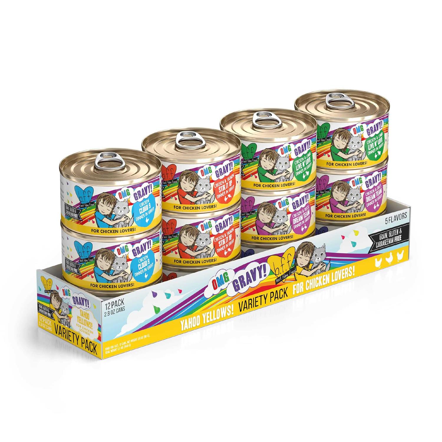 Weruva B.F.F. OMG Best Feline Friend Oh My Gravy - Pet Supplies online store