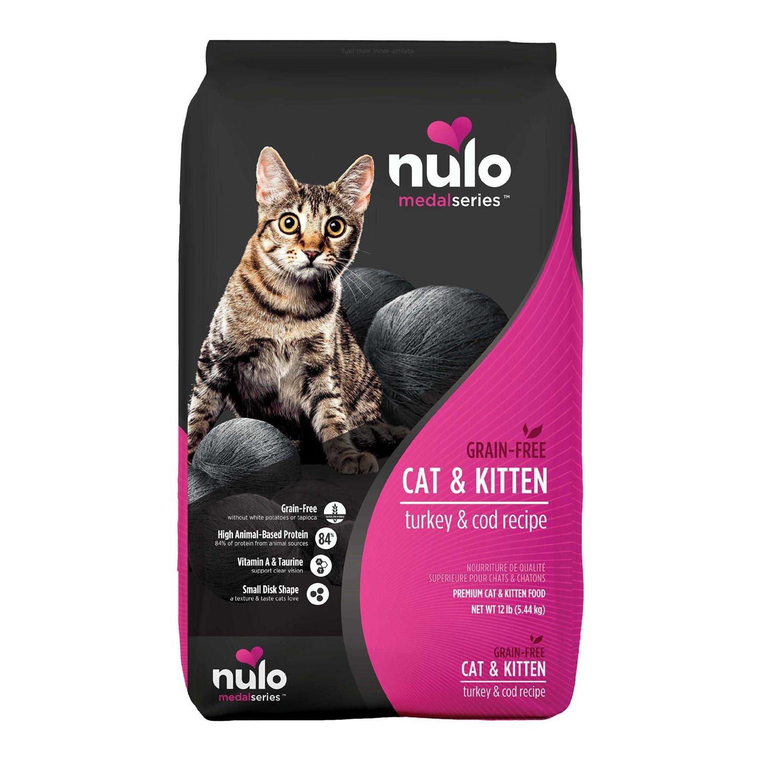 Nulo MedalSeries Grain-Free Turkey & Cod Dry Cat & Kitten Food - Pet Supplies online store