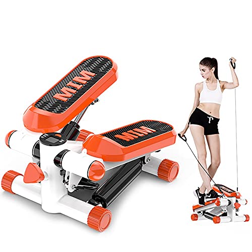 Mini Stepper Machine, Steppers for Exercise with Display and Resistance Bands, Up-Down Stepper for Beginners and Advanced Users, Home Gym Equipment