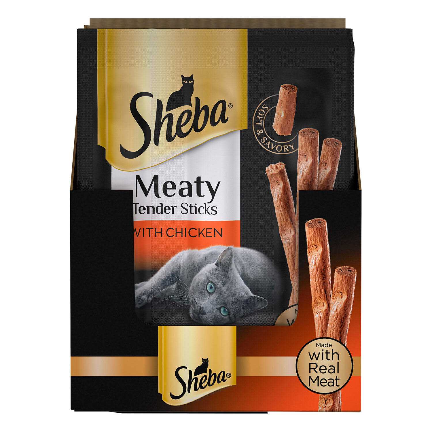 Sheba Cat Treats Meaty Tender Sticks - Pet Supplies online store